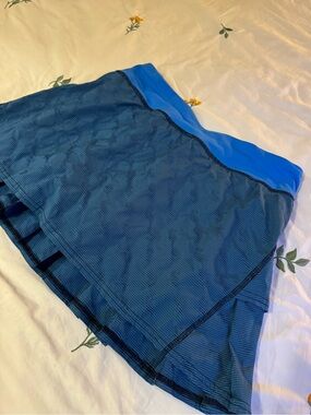 Lululemon Blue Athletic Skort with Elastic Waistband size 8